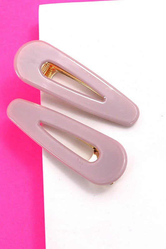 cellulose acrylic hair clip set us online boutique hair accessories lavender purple