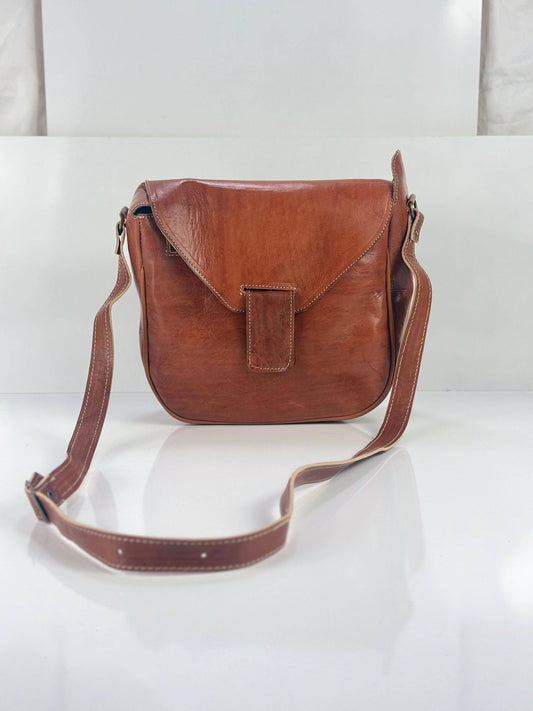 leather crossbody satchel