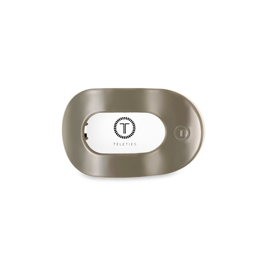 sage flat round hair claw