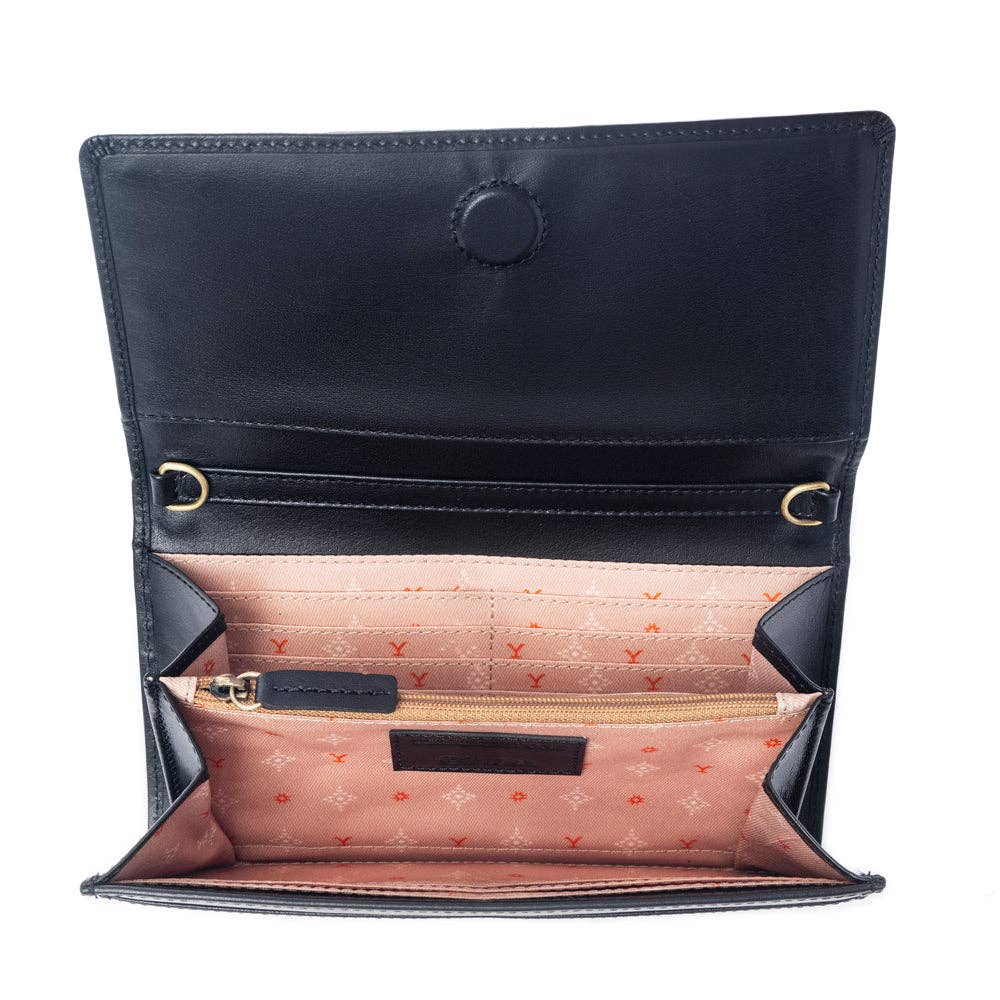 Caldera Leather Wallet with Rivets
