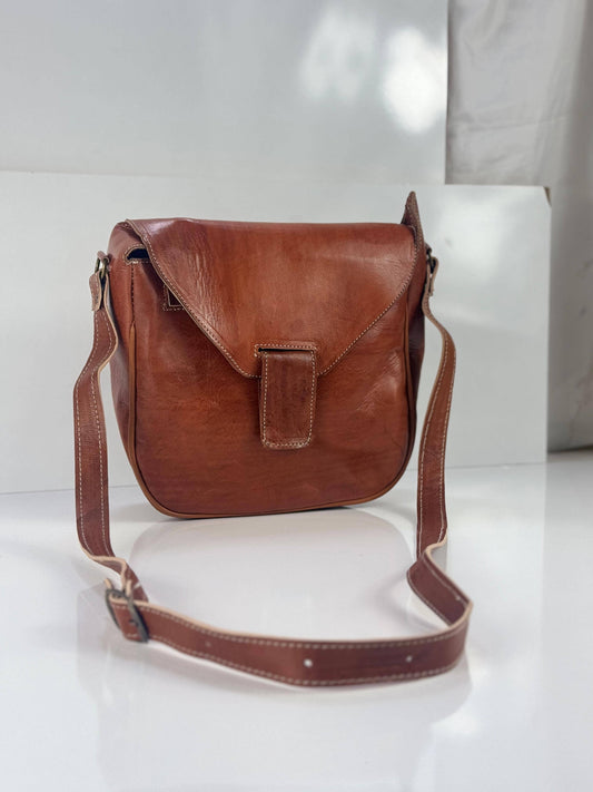 leather crossbody satchel