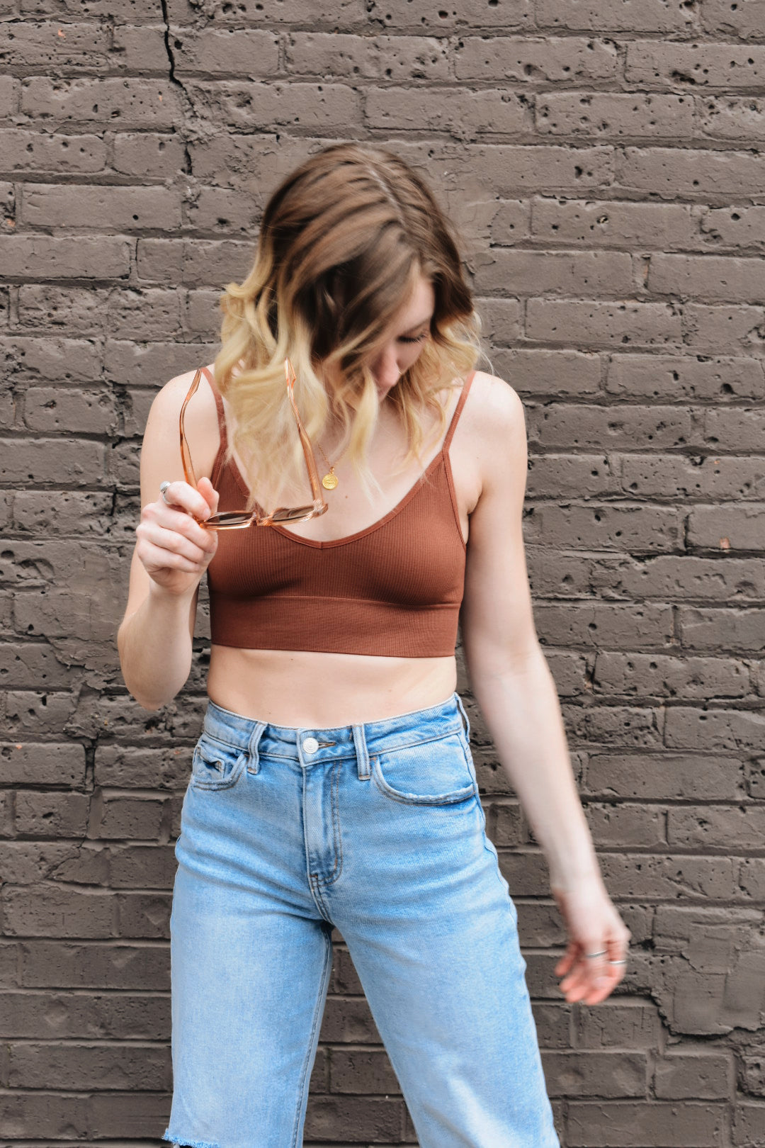 low back seamless bralette