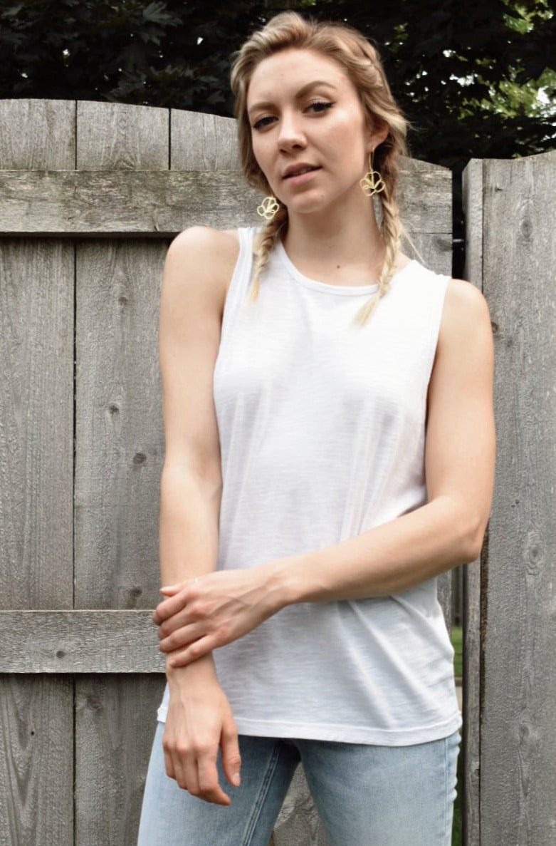 loneline sleeveless top jersey knit athletic style full length mono b the revival