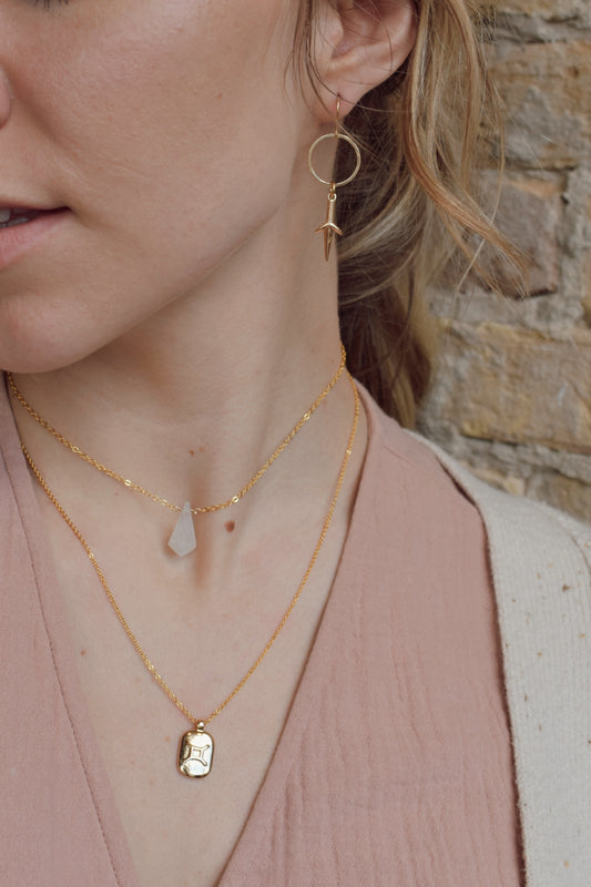 dainty dagger earrings