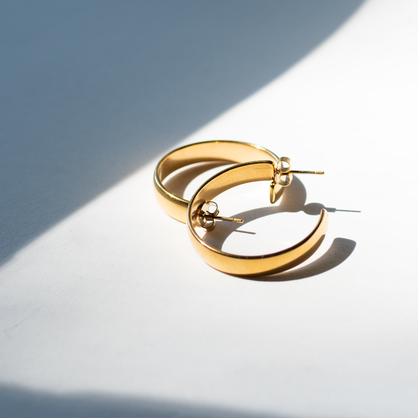 statement hoop earrings