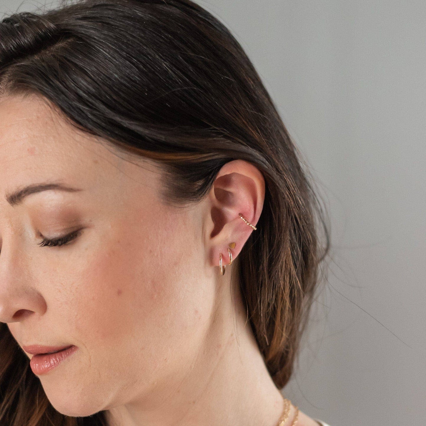 endless hoop earrings