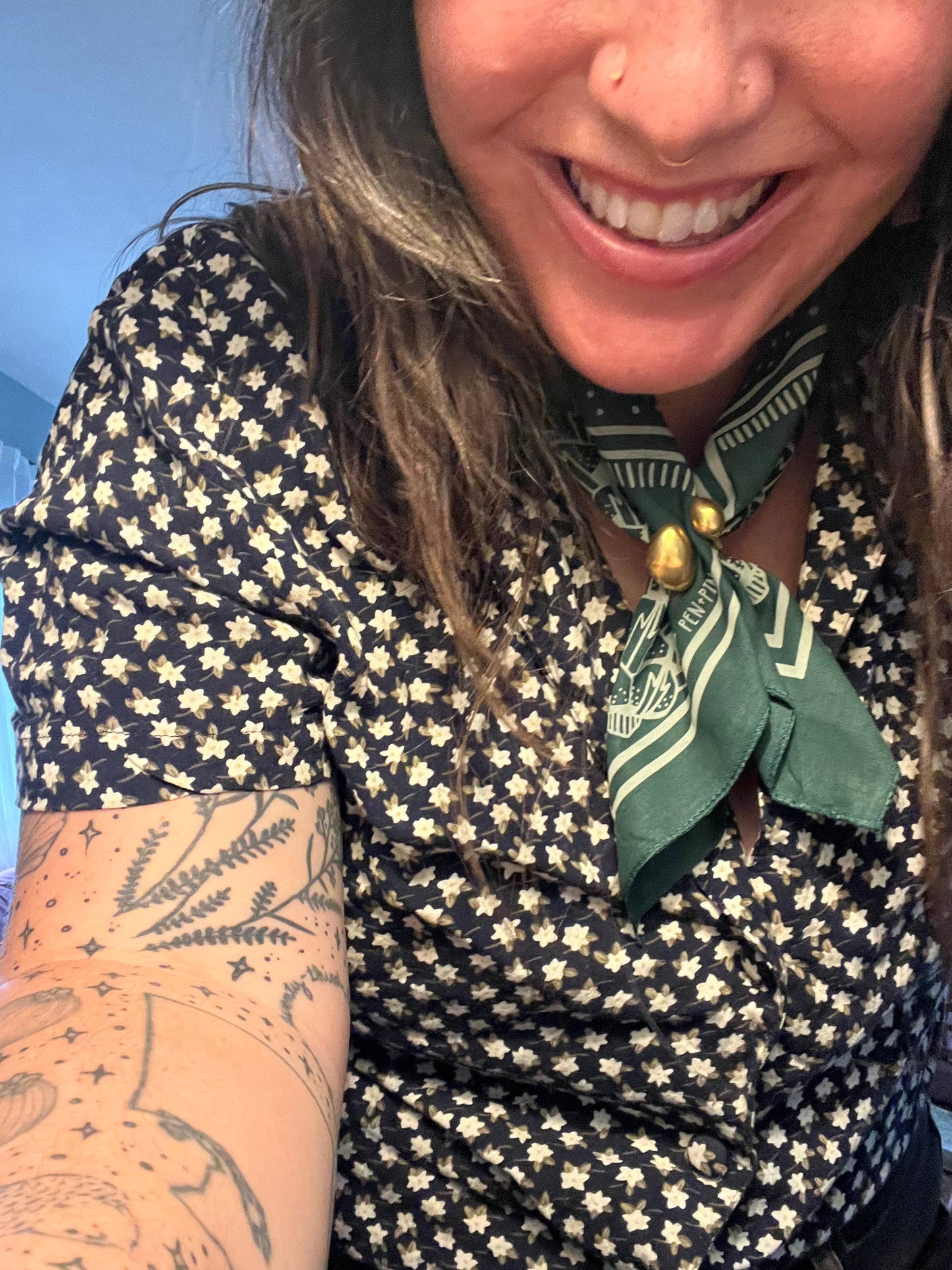 Green Woodland Bandana