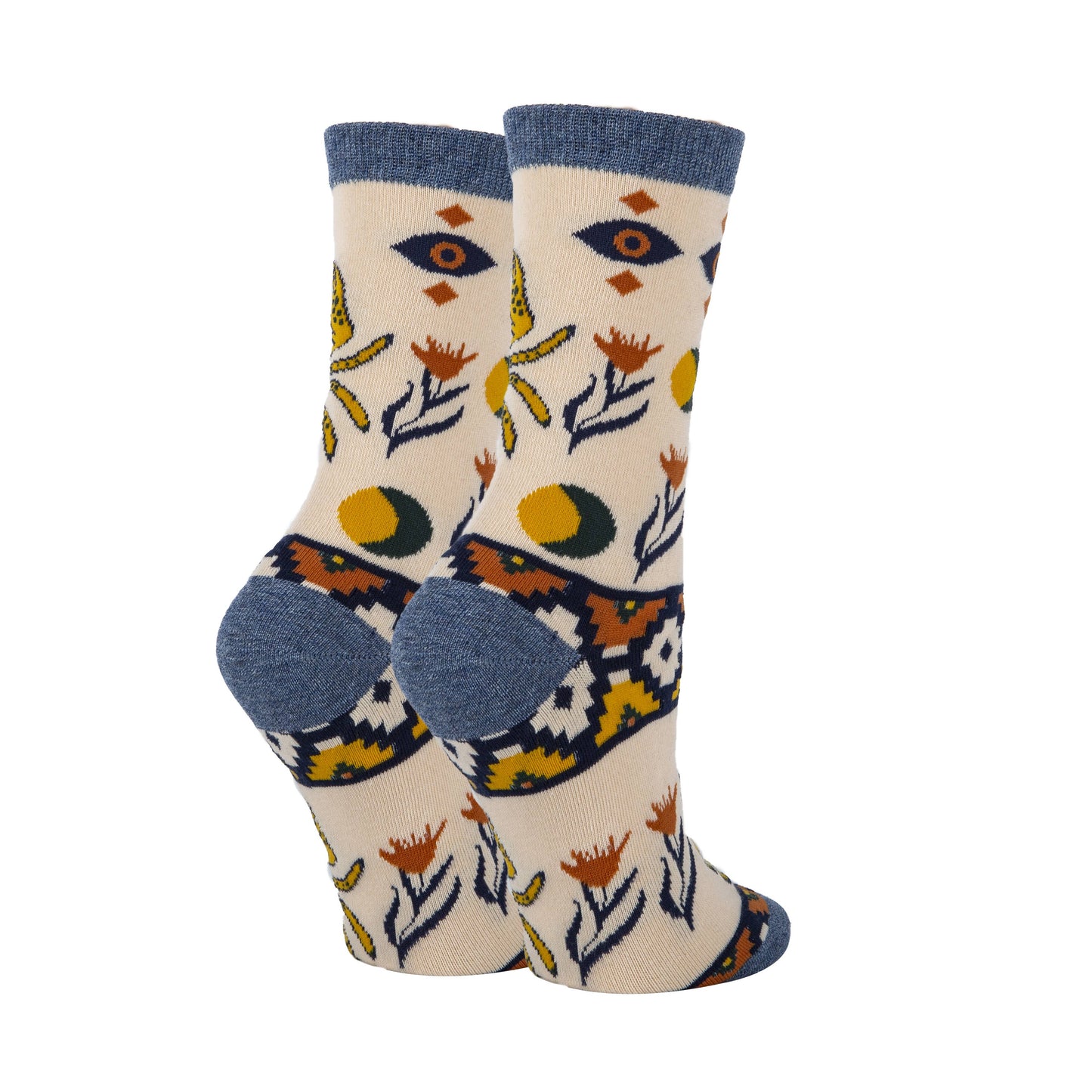 sock it up it's a myth crab cancer evil eye zodiac socks