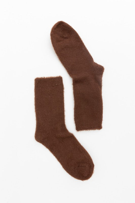 fuzzy crew socks