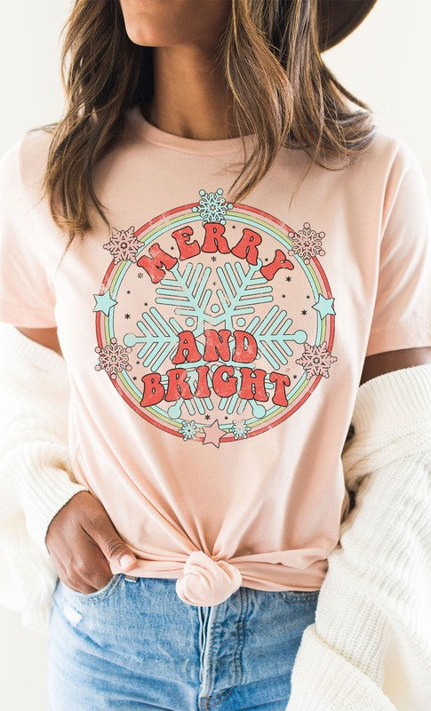 merry & bright tee