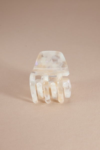 small tortoise texture hair claw clip accessory us online boutique white tortoise