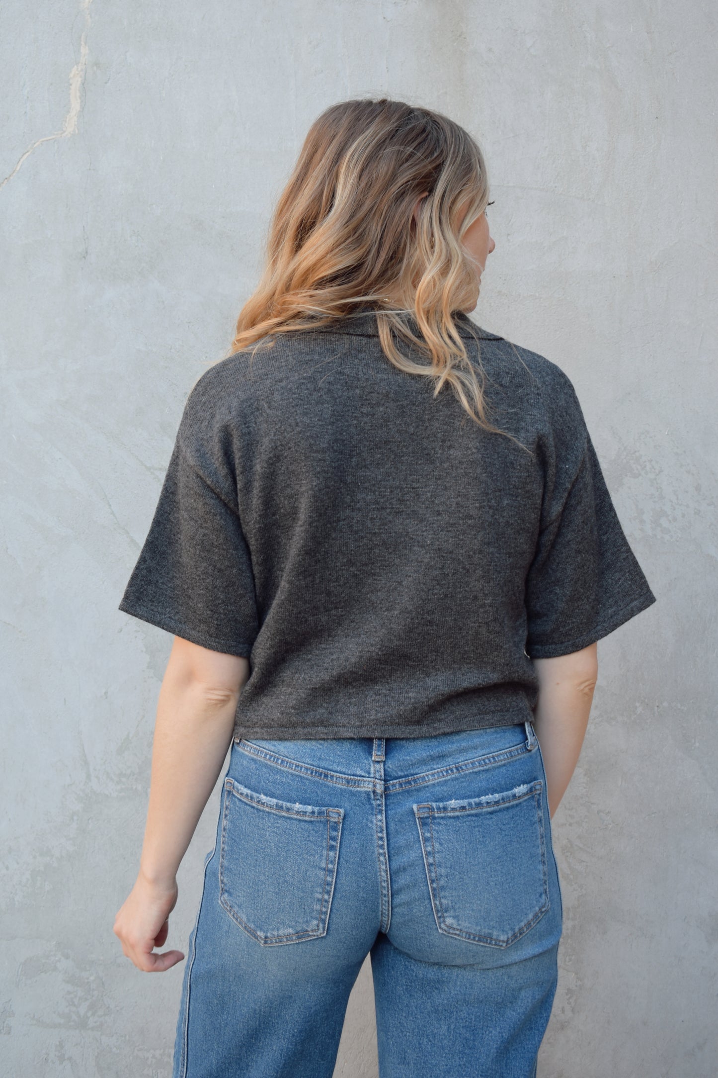 collared polo sweater