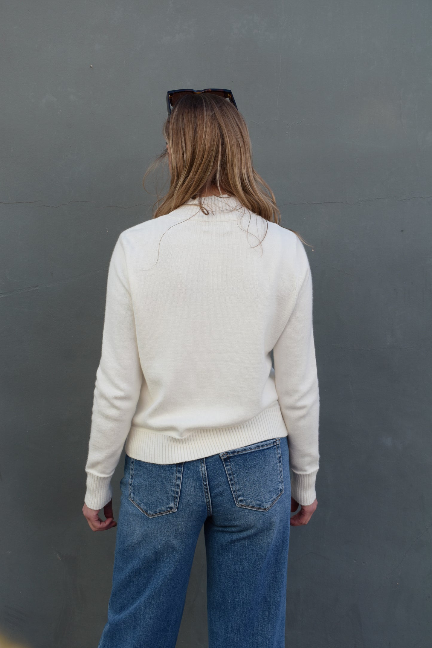 classic mockneck sweater