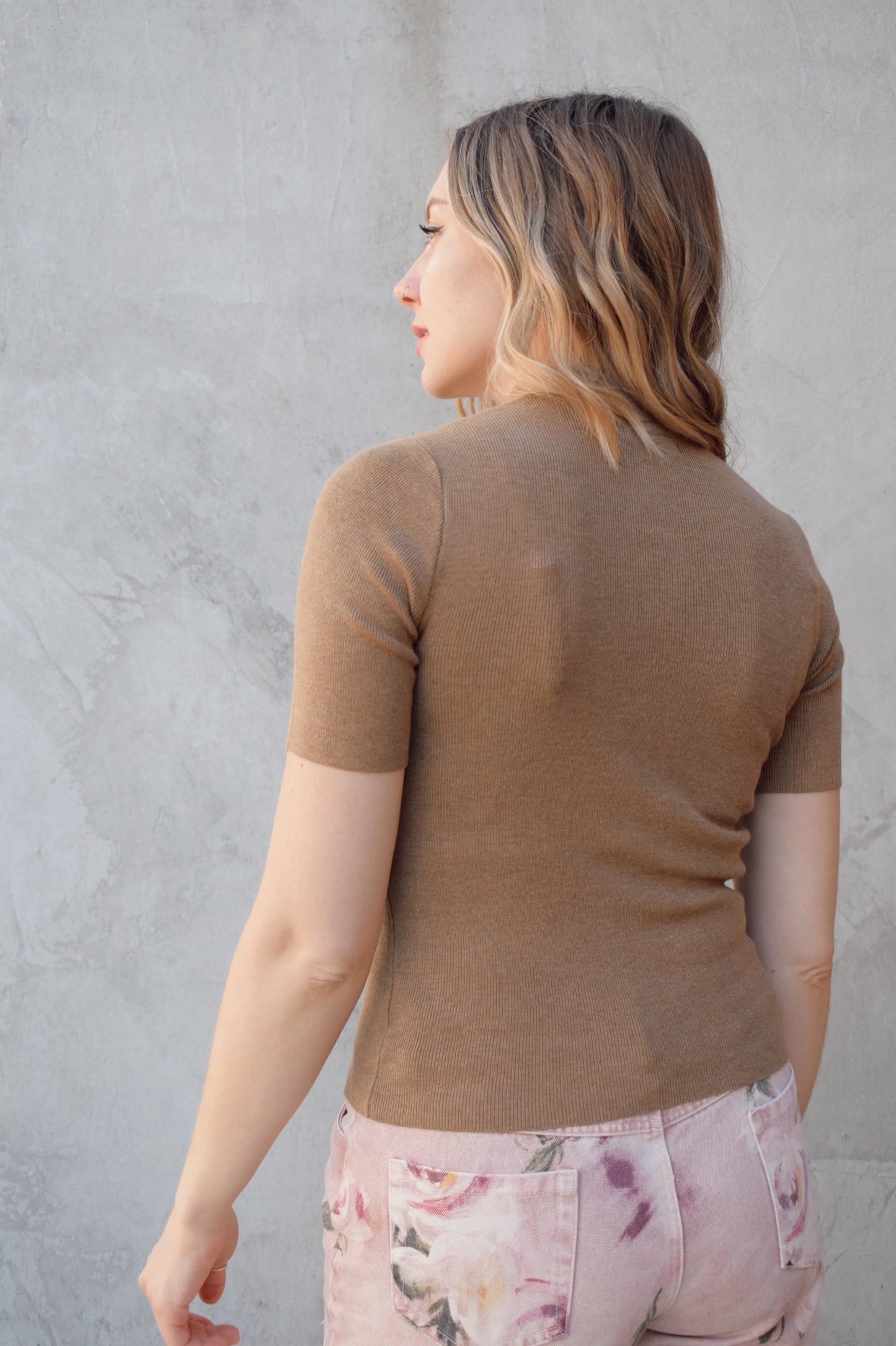 short sleeve sweater