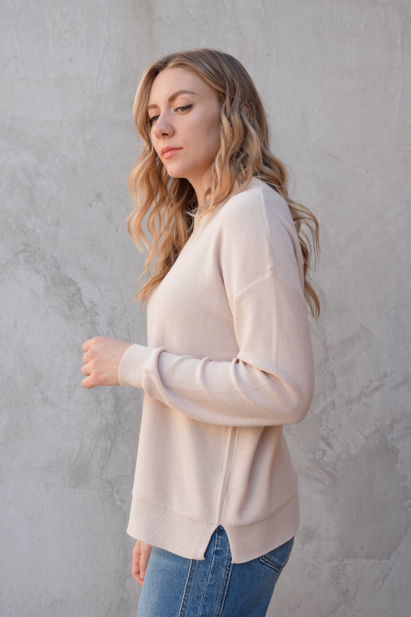 cozy coastal sweater