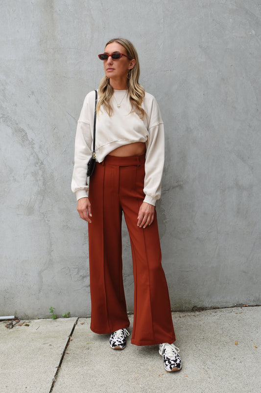 tab waist trousers