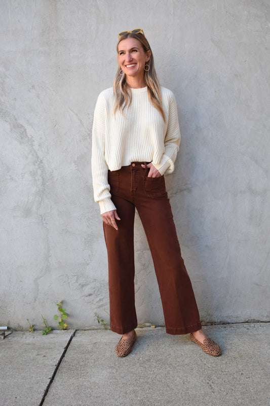 fondant patch pocket jeans