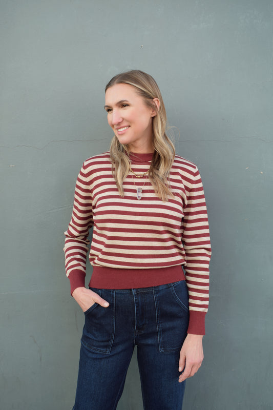 classic striped sweater