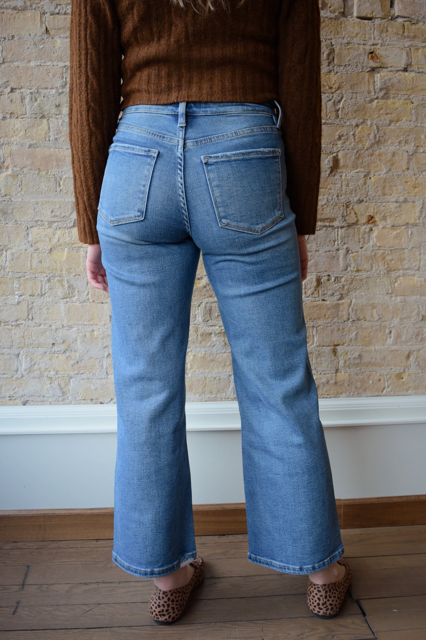 ankle wide jeans