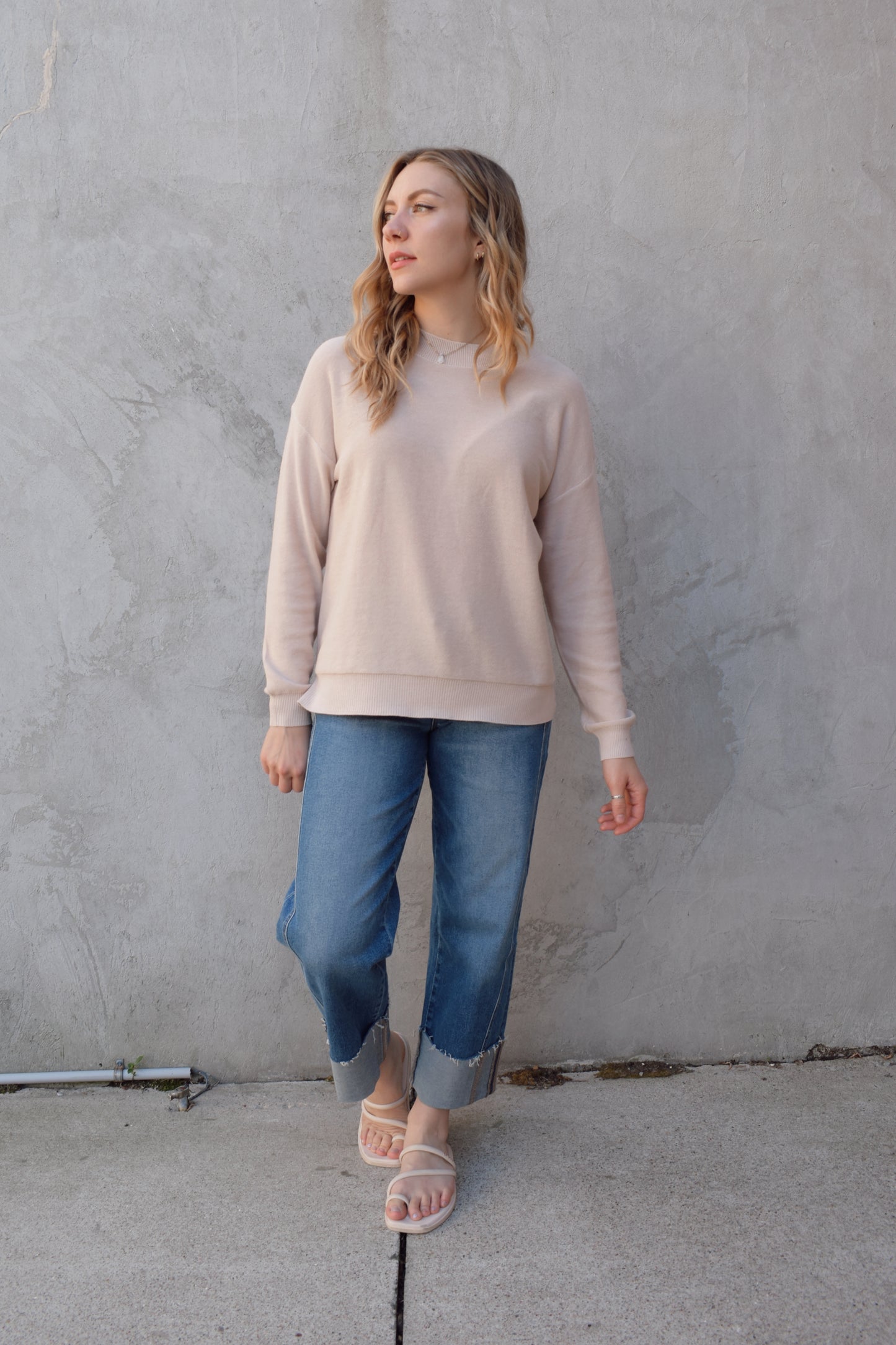cozy coastal sweater