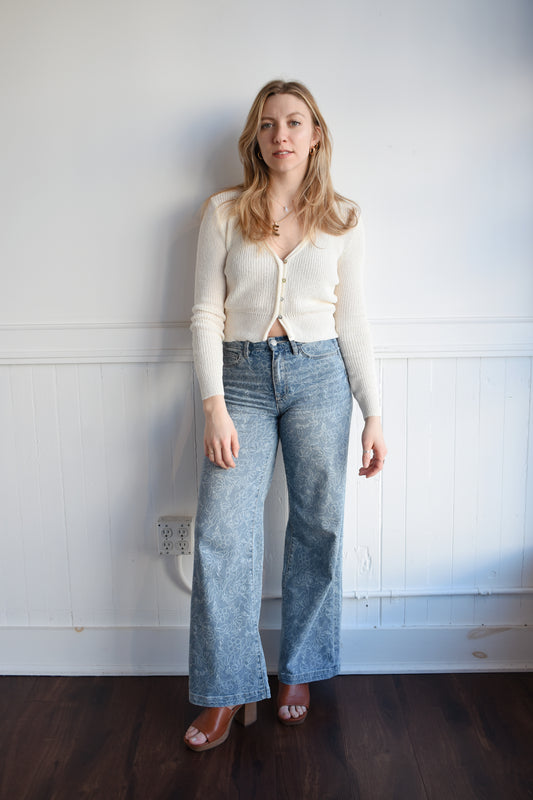 breezy button cardigan