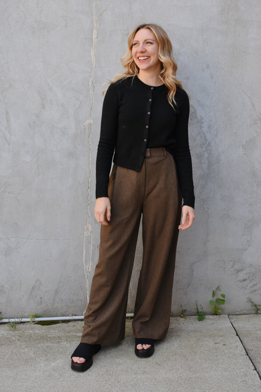 classic pleat trousers