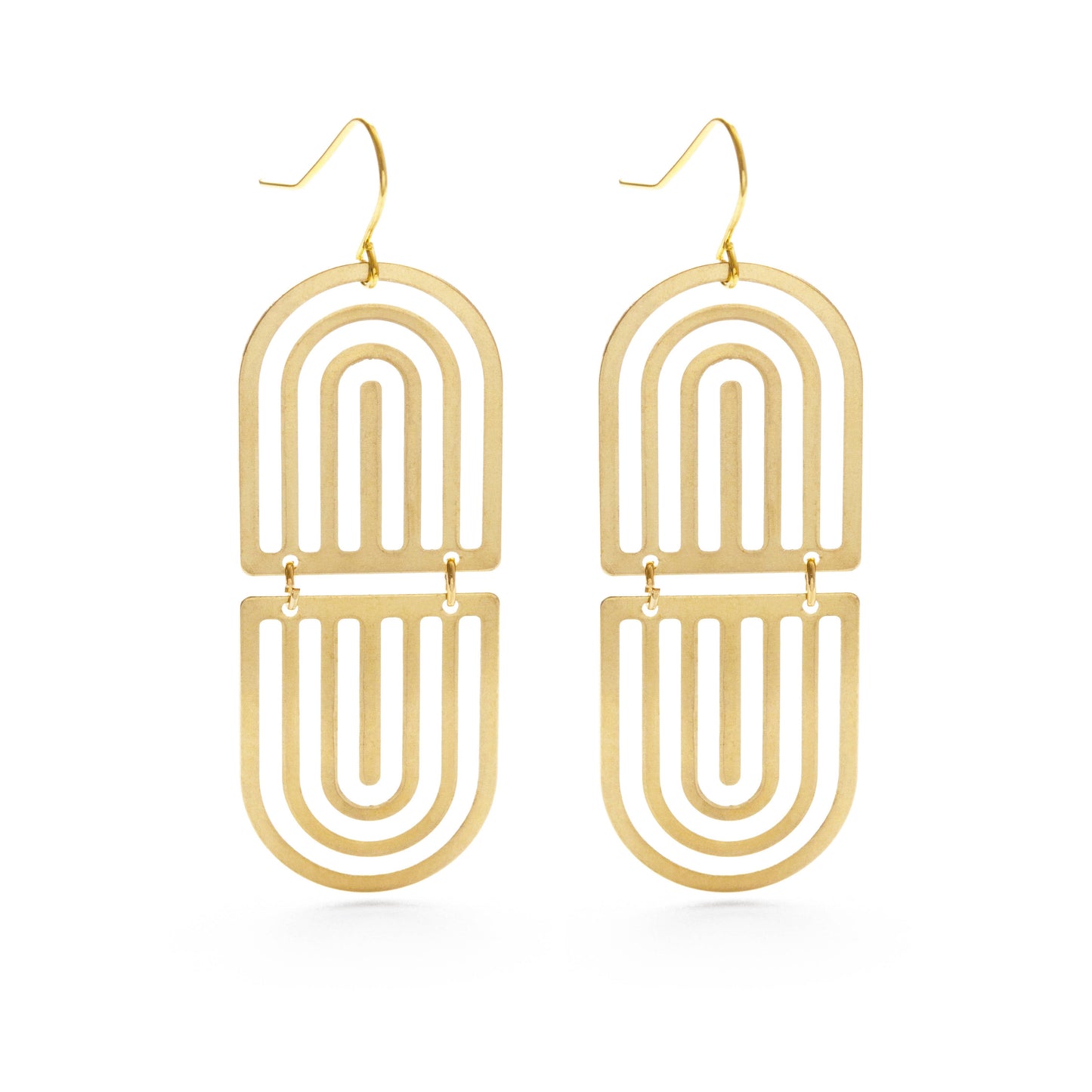 rainbow reflection earrings