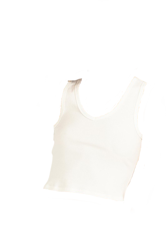 ribbed cropped tank top hyfve double zero the revival capsule summer