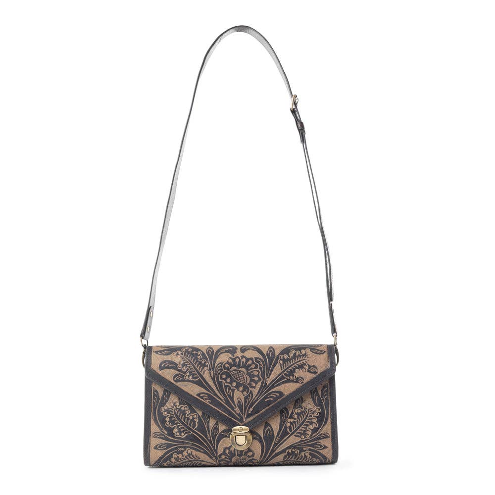 Lark Hand-Tooled Bag