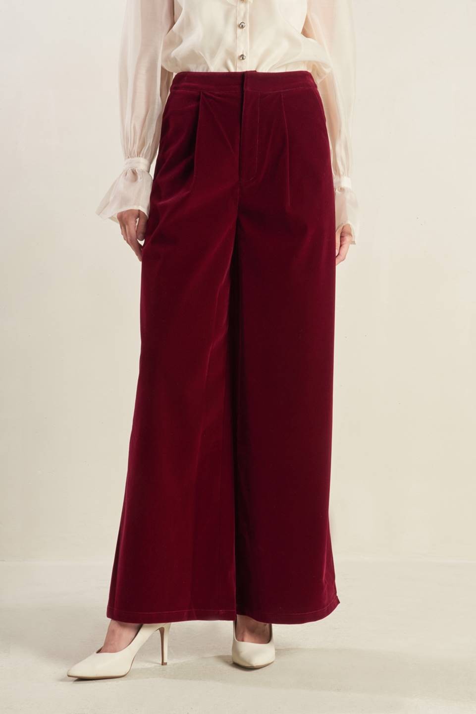 velvet trousers