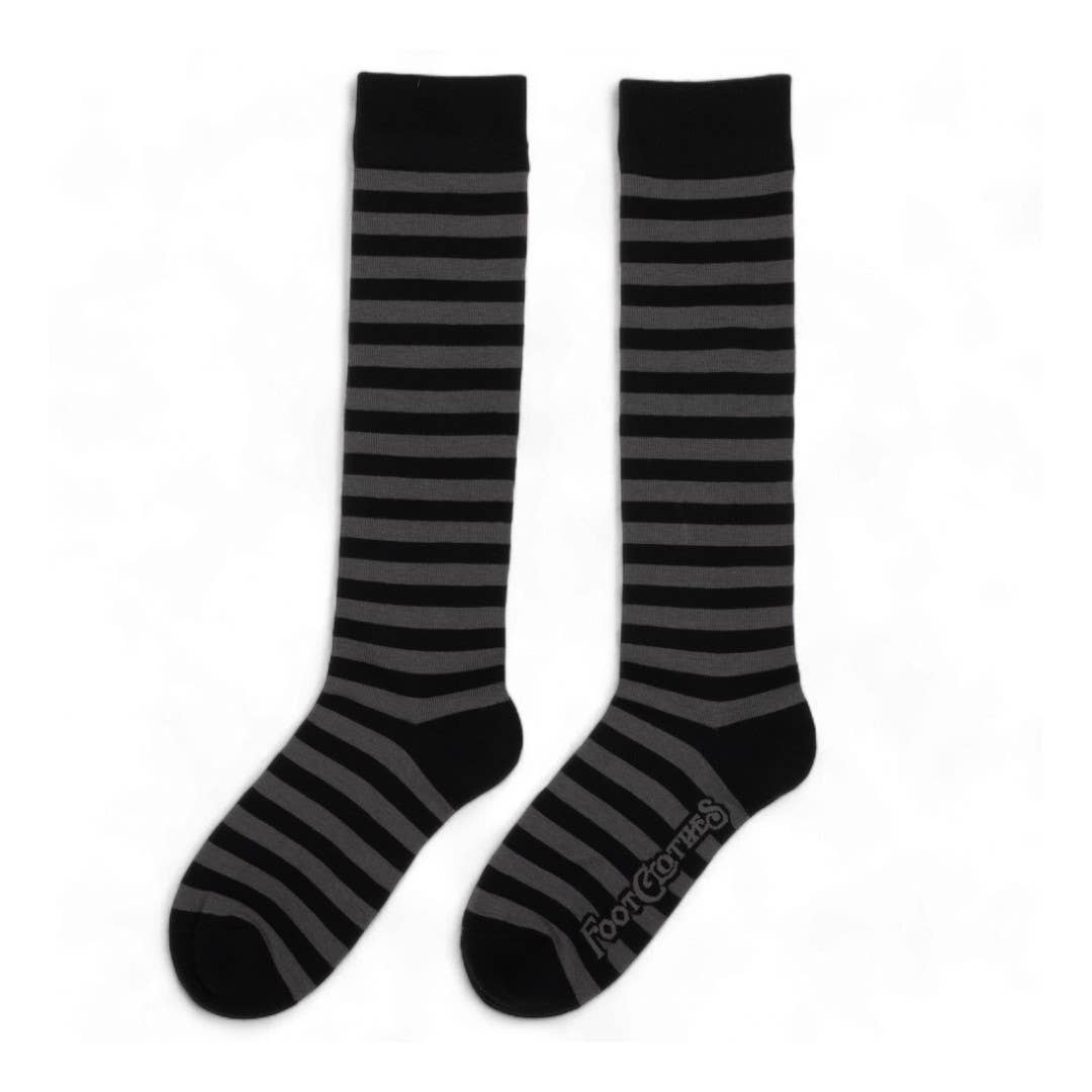 striped knee socks