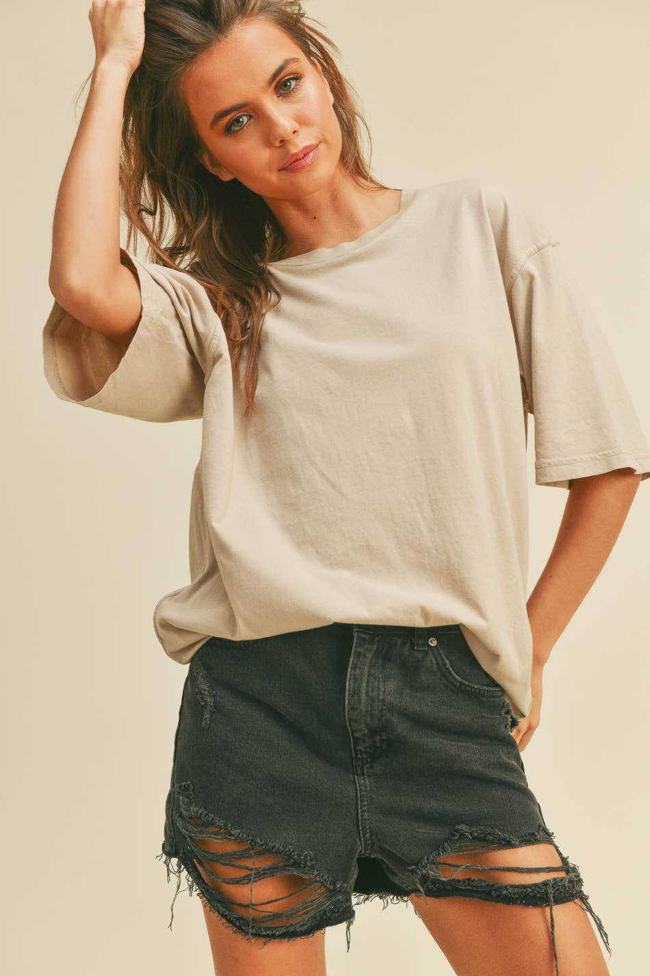 Honestee - Blank Oversized T-Shirt
