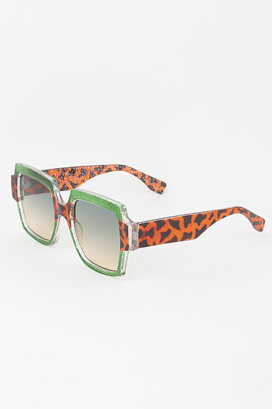 glitter tortoise sunglasses