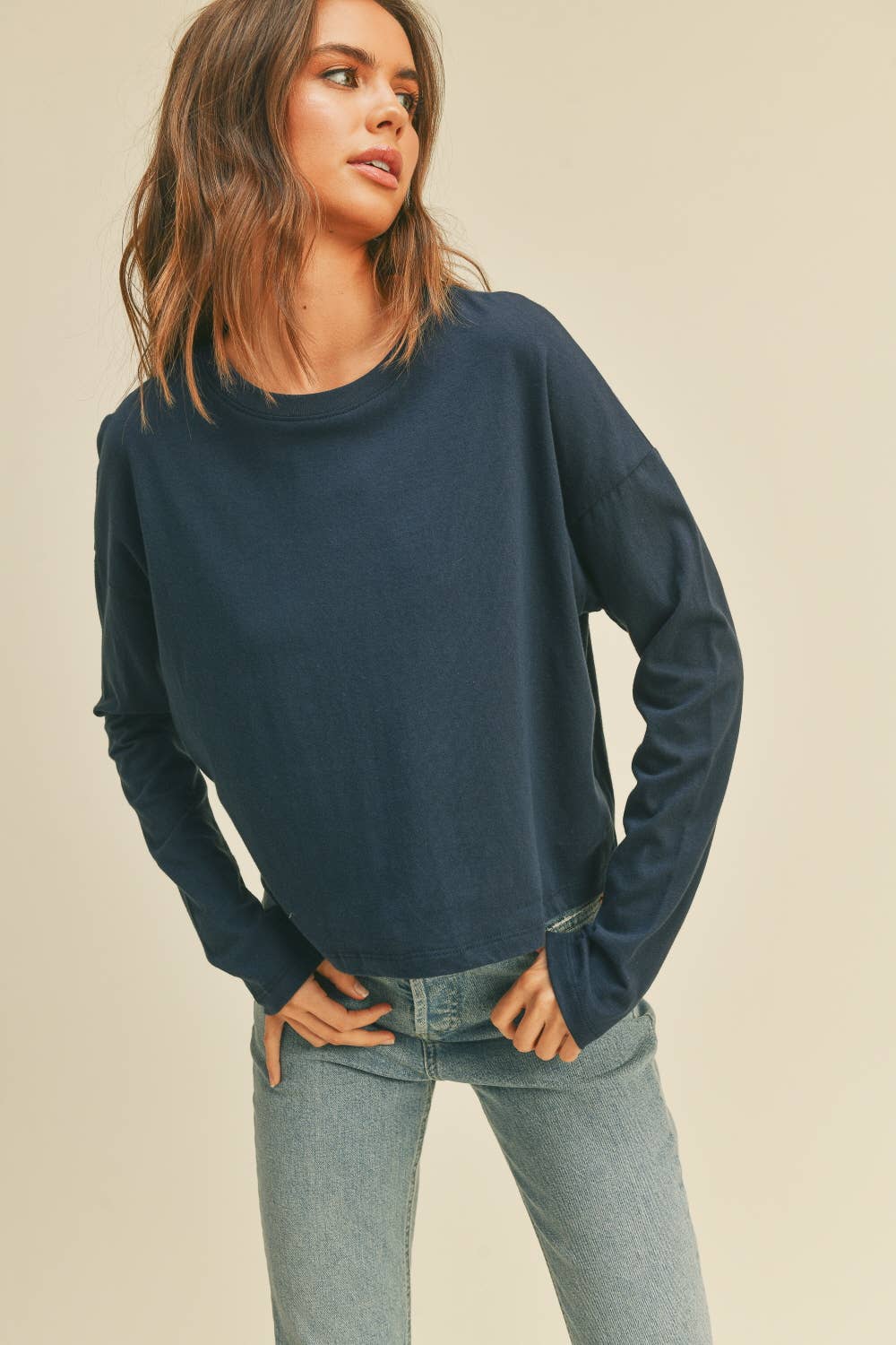 Honestee - Blank Long Sleeve T-Shirt