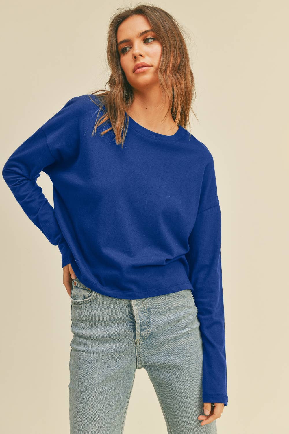 Honestee - Blank Long Sleeve T-Shirt