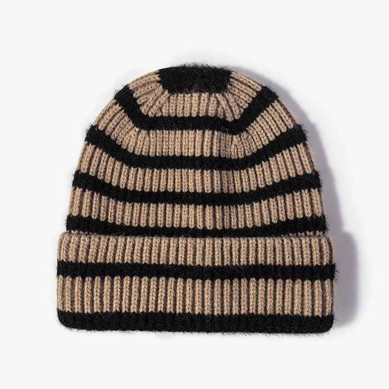 striped beanie