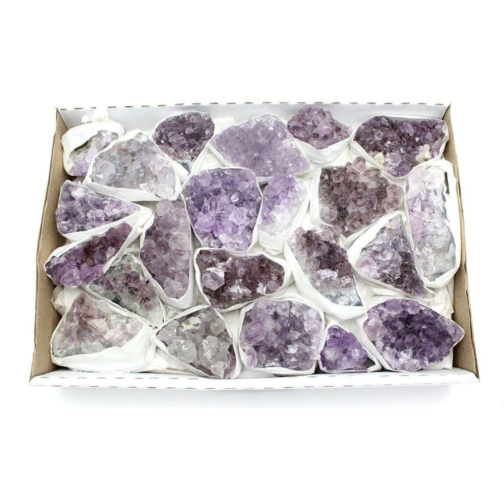 Rock Paradise - Crystal Light Purple Amethyst Cluster - Natural Raw