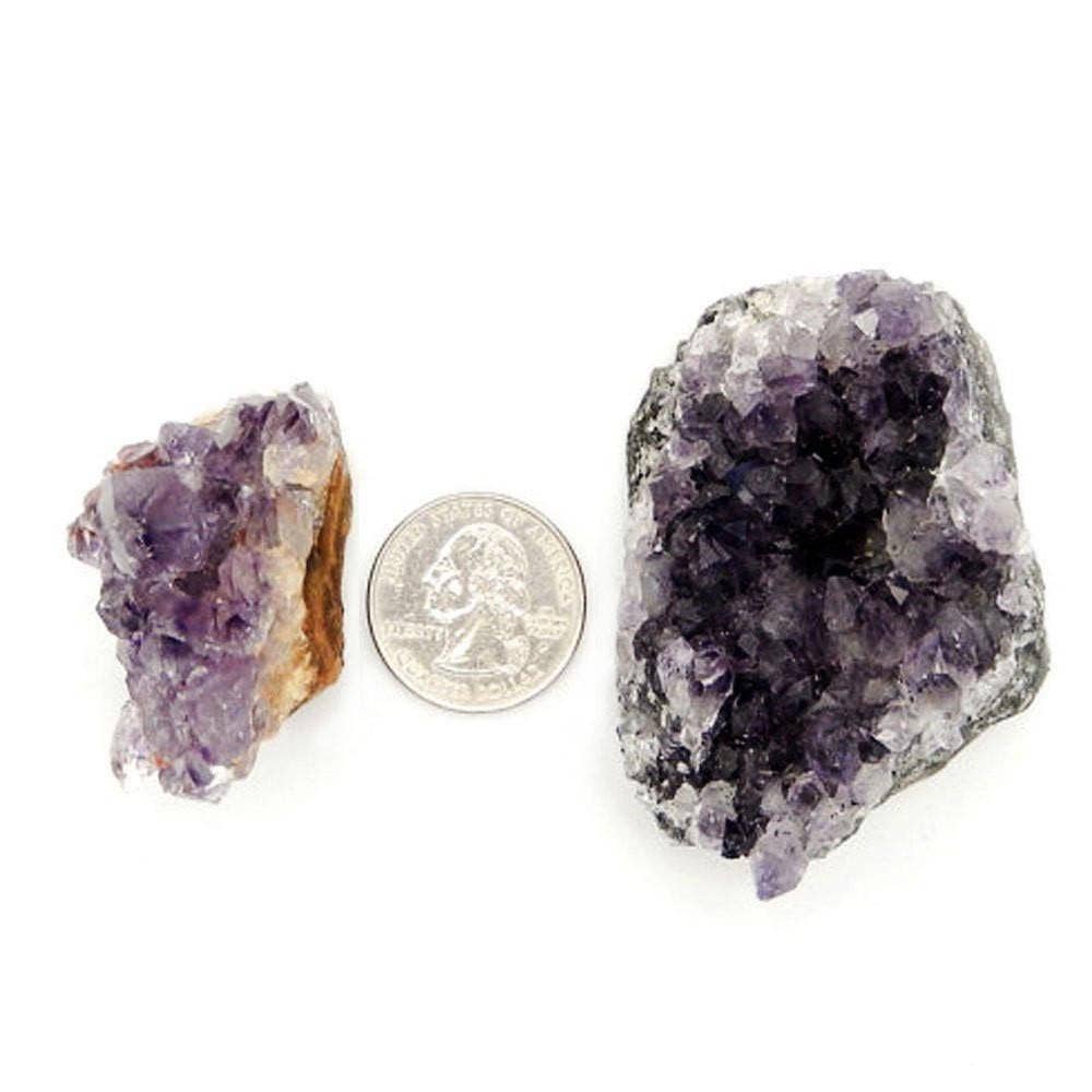 Rock Paradise - Crystal Light Purple Amethyst Cluster - Natural Raw