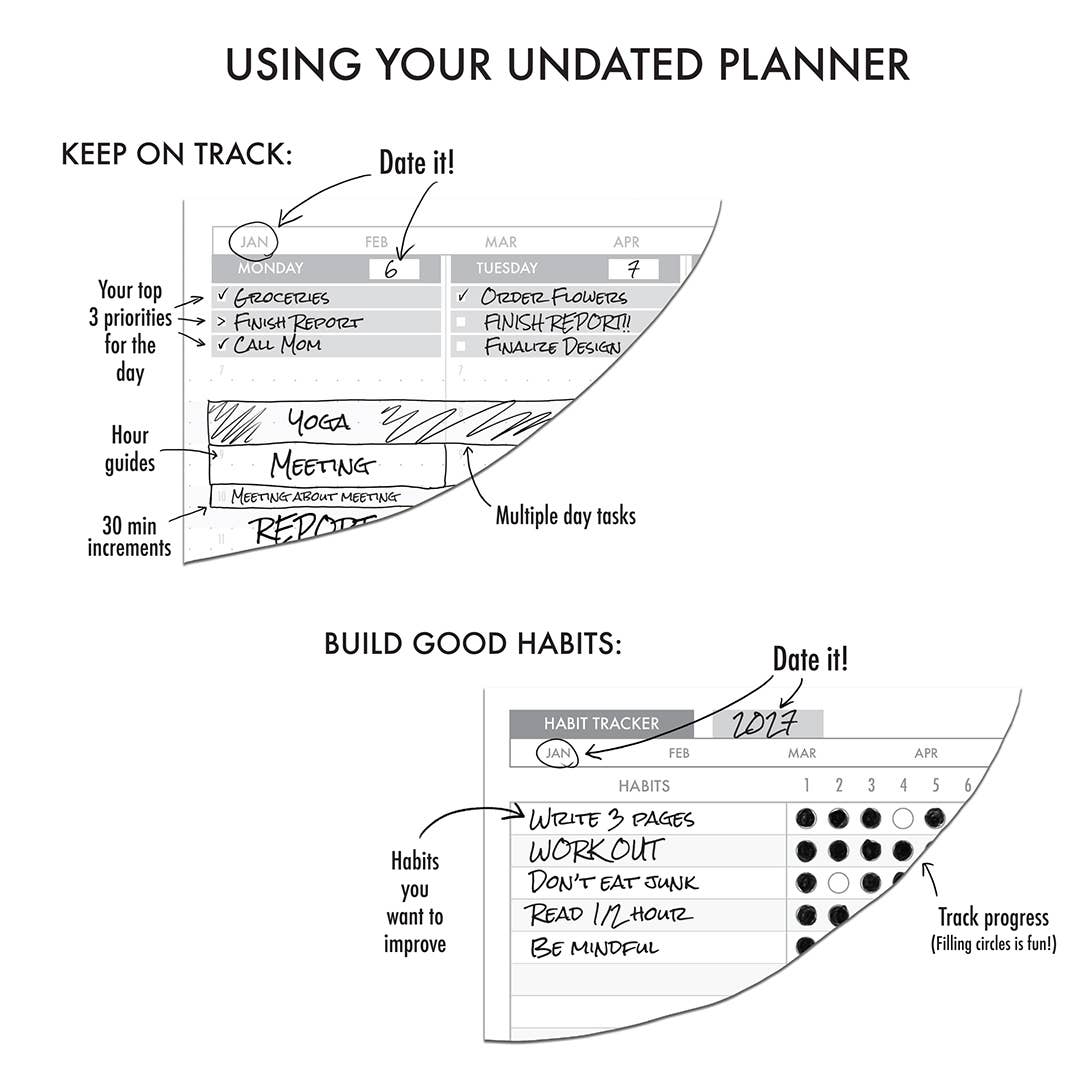 the undated planner