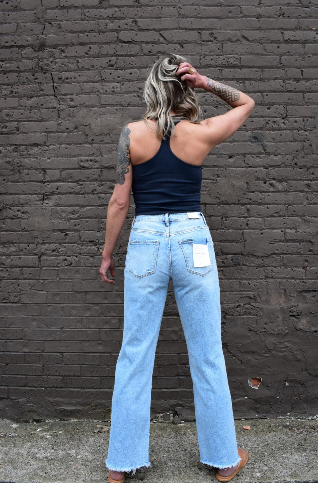 90's Dad jeans lovervet trending denim plus size online boutique 