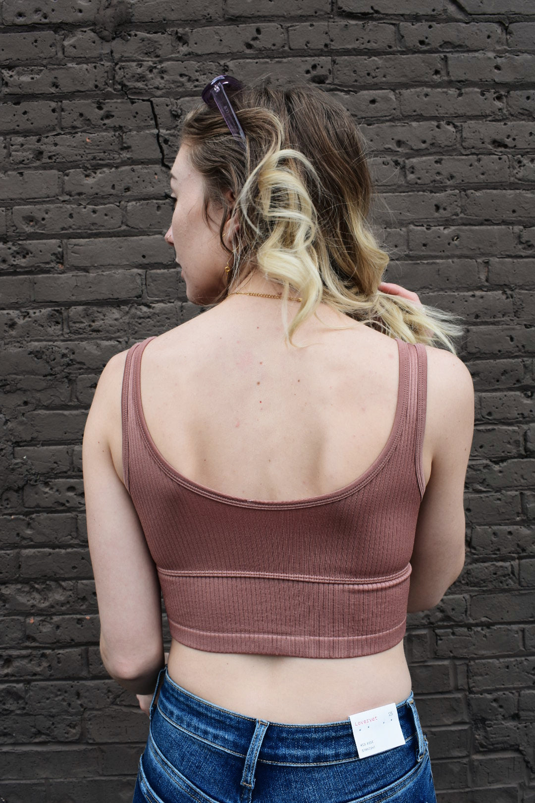 reversible seamless brami cami tank top the revival online boutique