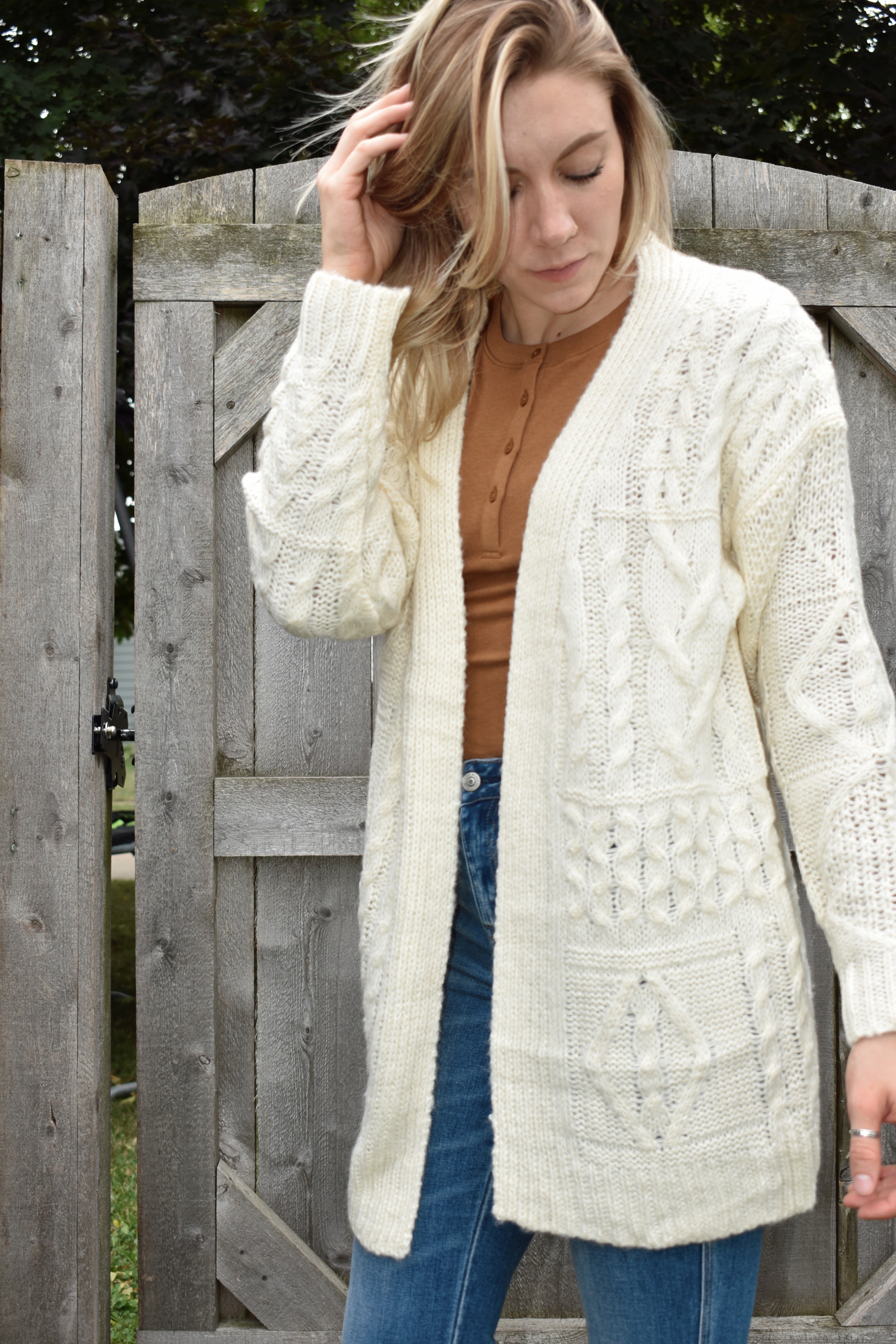 classic crochet cardigan