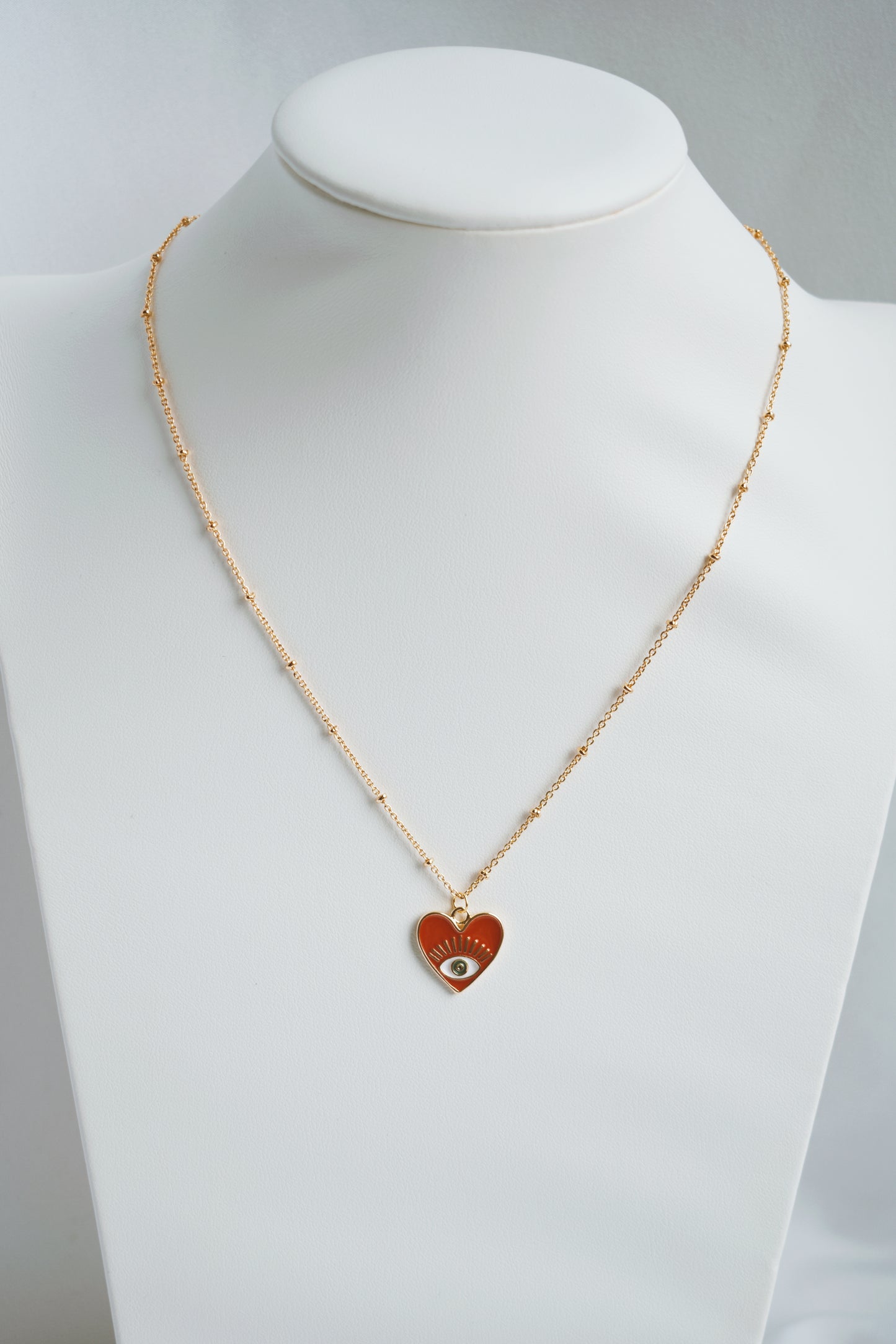 evil heart necklace