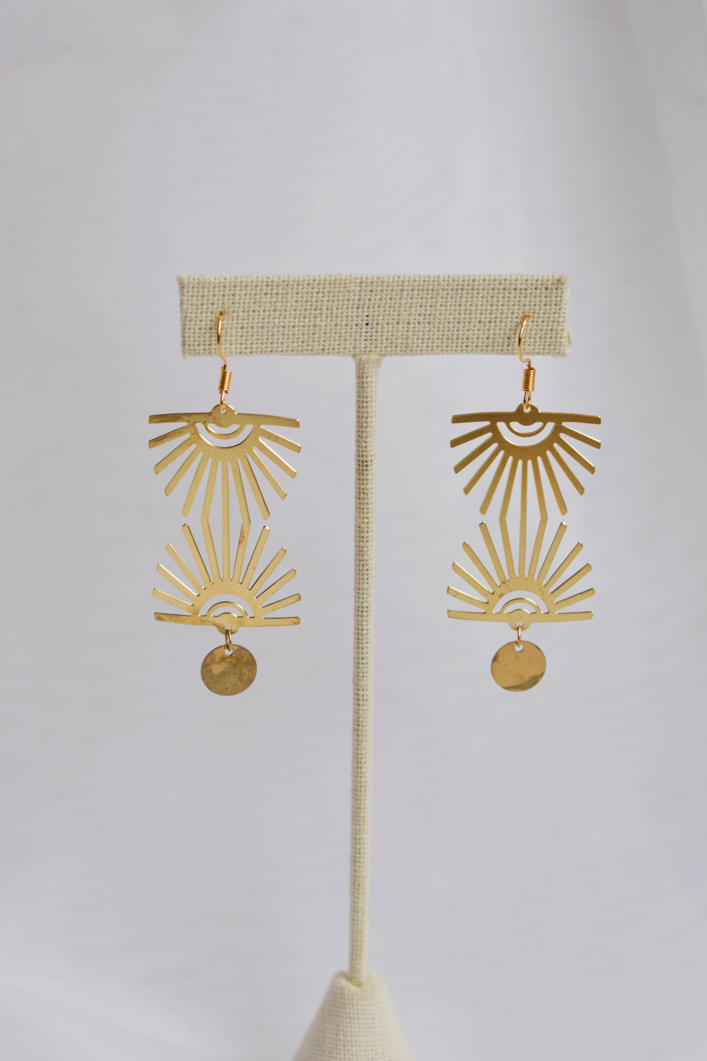 double burst earrings