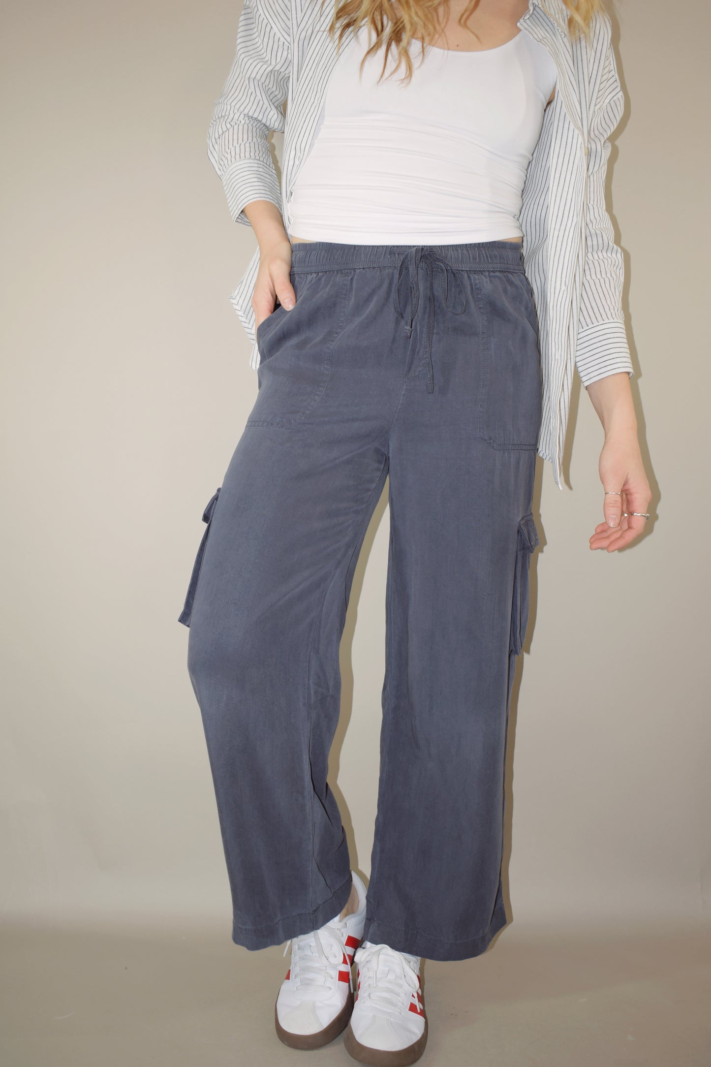 tencel cargo pants