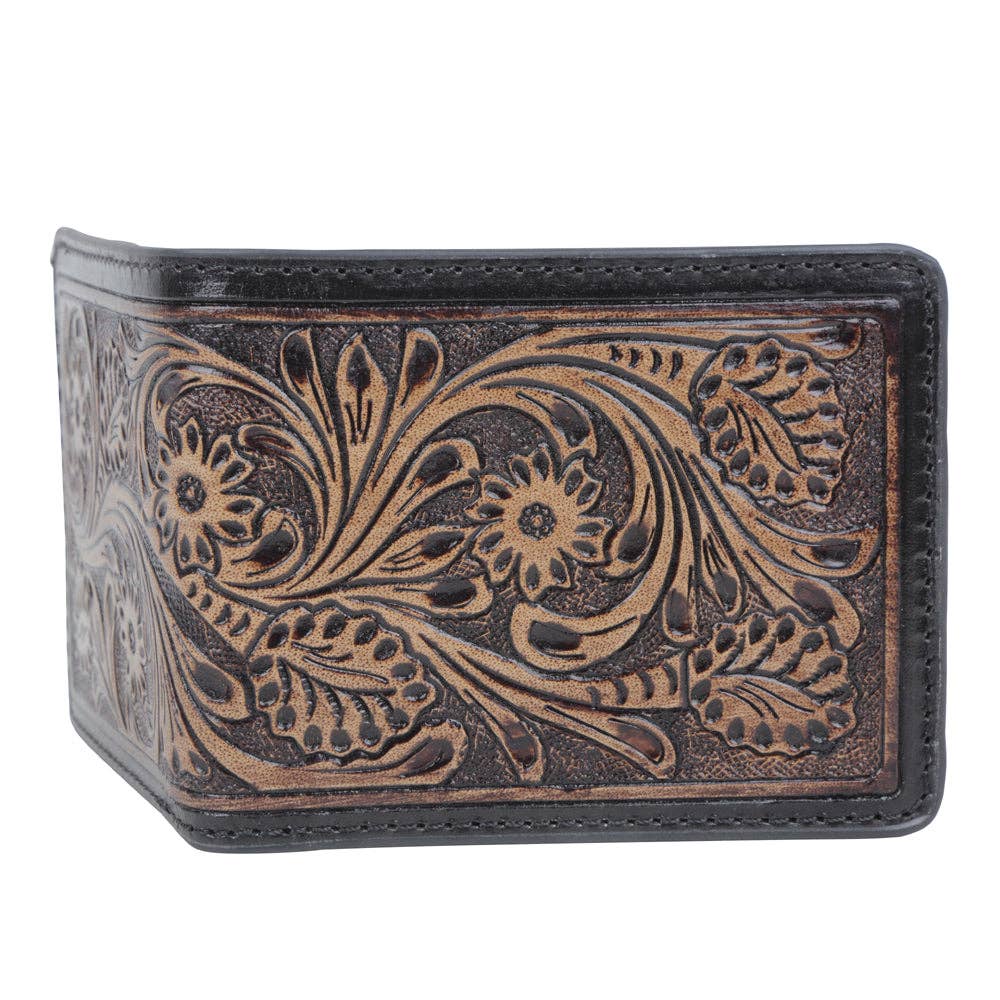 Leather Tooled Wallet