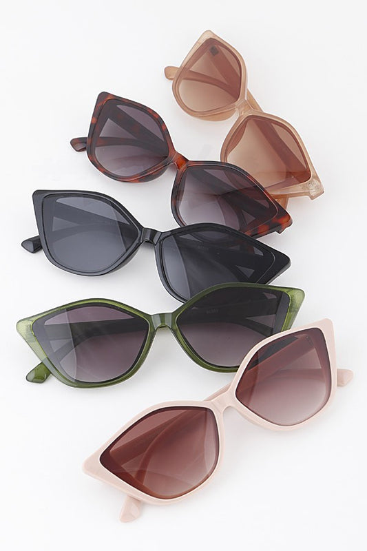 colorful cateye sunglasses