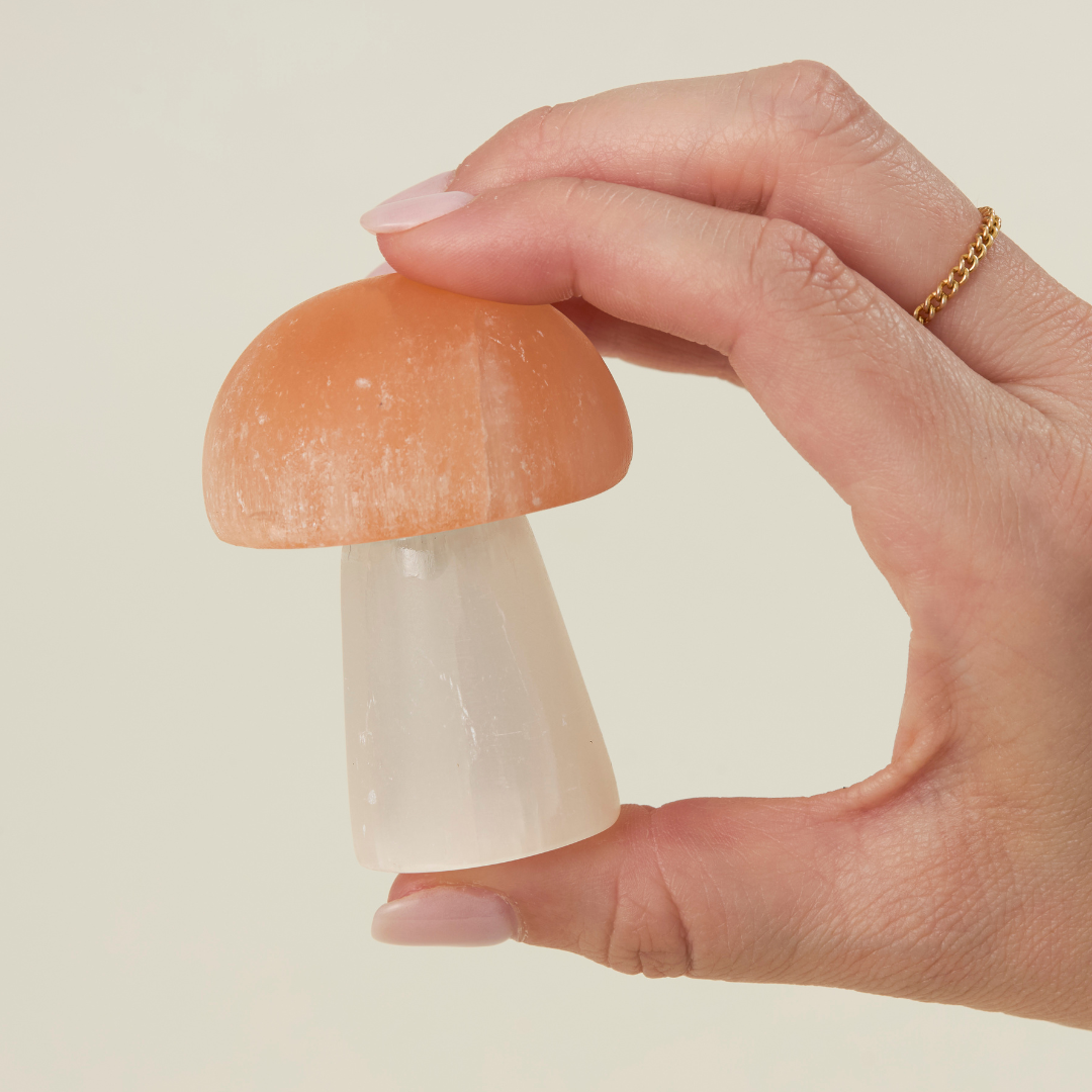 GeoCentral - Selenite Mushroom 🍄
