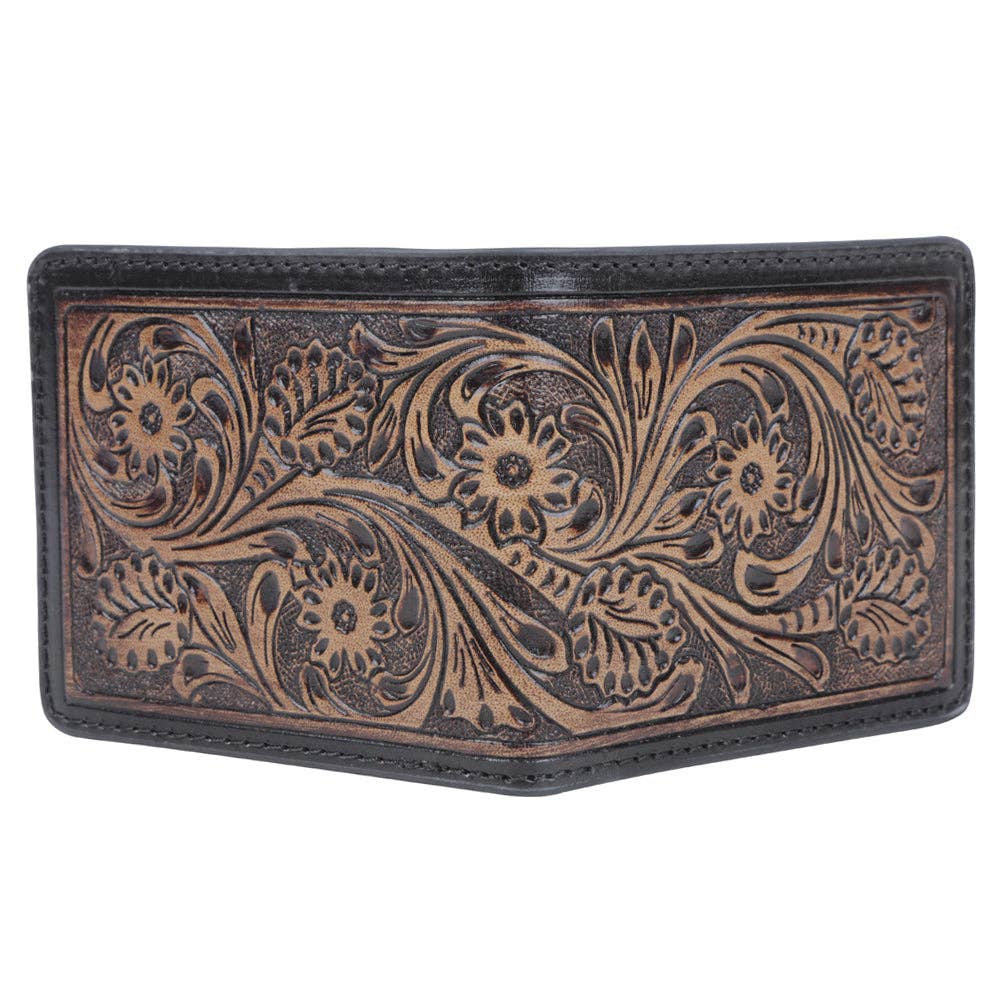 Leather Tooled Wallet