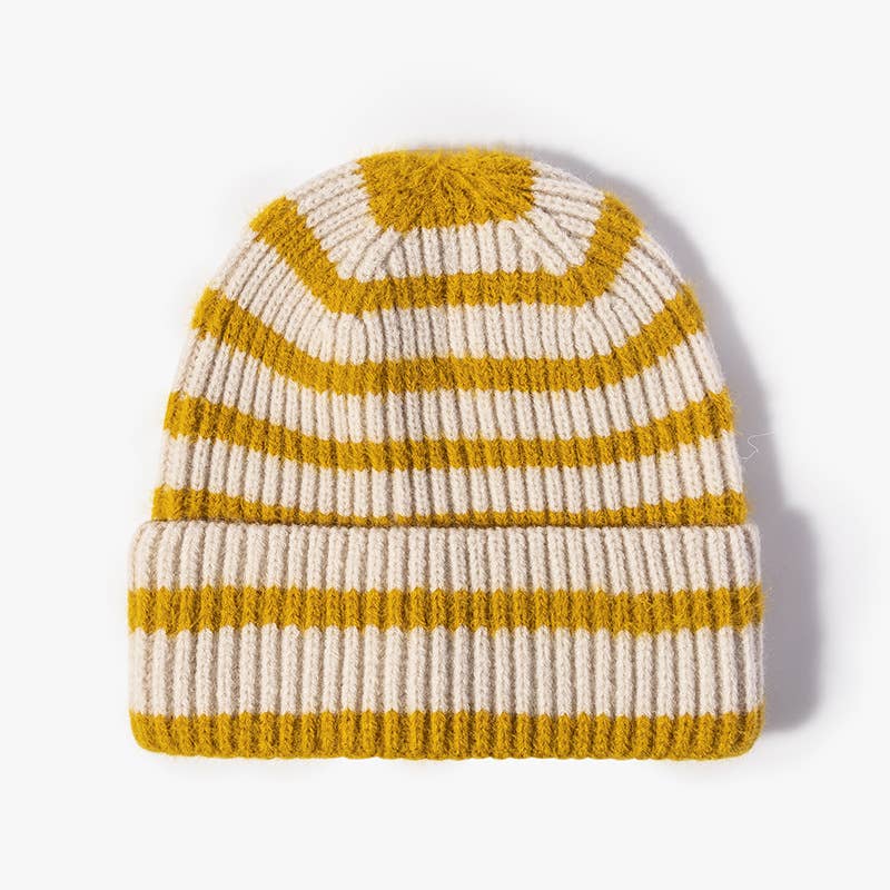 striped beanie